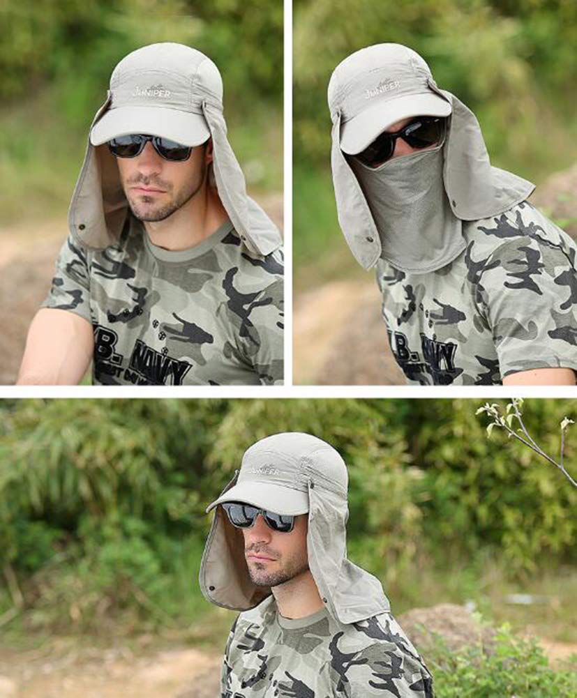 Gorra de protección solar transpirable: gorra protectora multiusos para protección personal en exterioresA