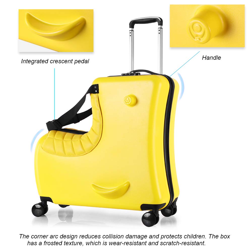 Buy Upgrade Kid's Ride on Travel Suitcase & Hand Luggage Bag with