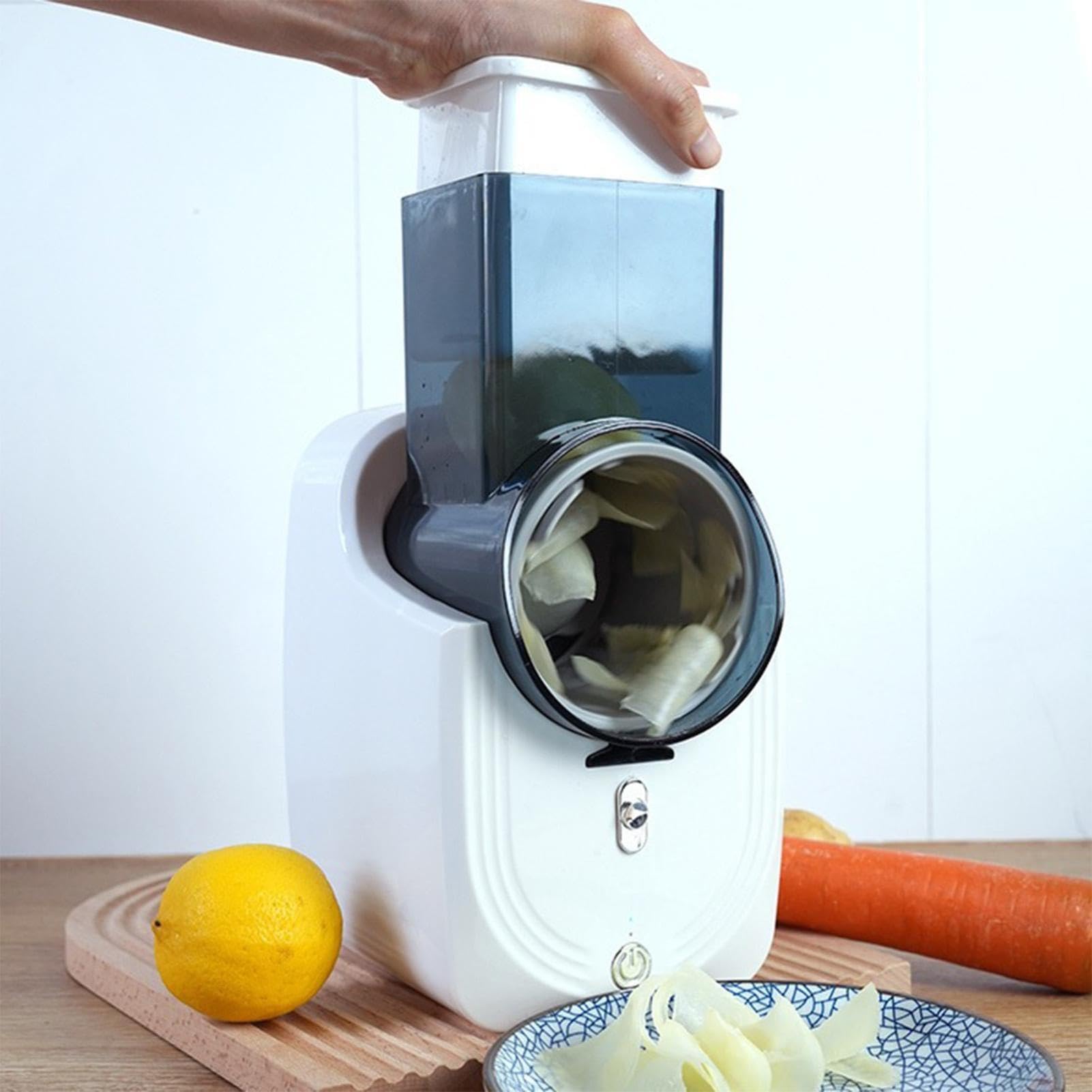 Grattugia Elettrica Formaggio Affettatrice da Cucina | Tritaverdure Elettrico Per Ristorante E Catering Lavorazione Alimentare Preparazione Dei Pasti Cottura E Cucina Della Casa