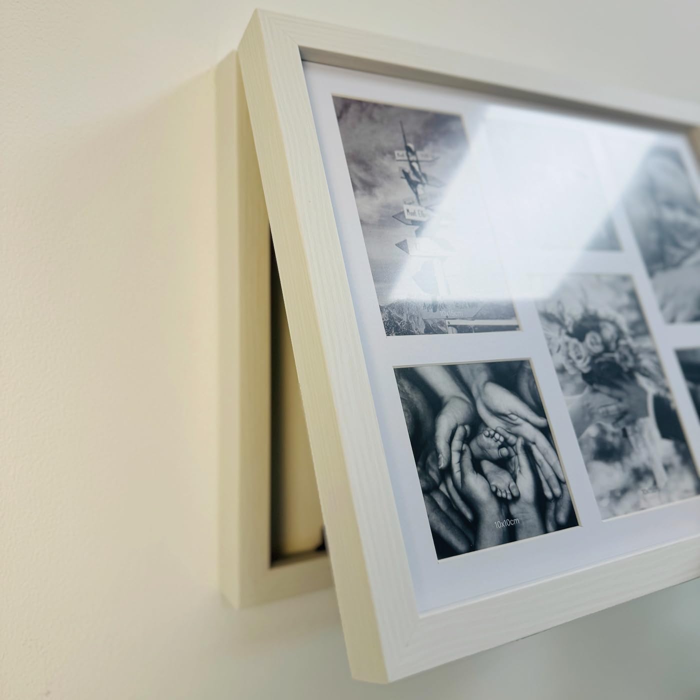 Coperchio contatore per elettrici, in plastica, decorativo, per quadro elettrico con foto (bianco)