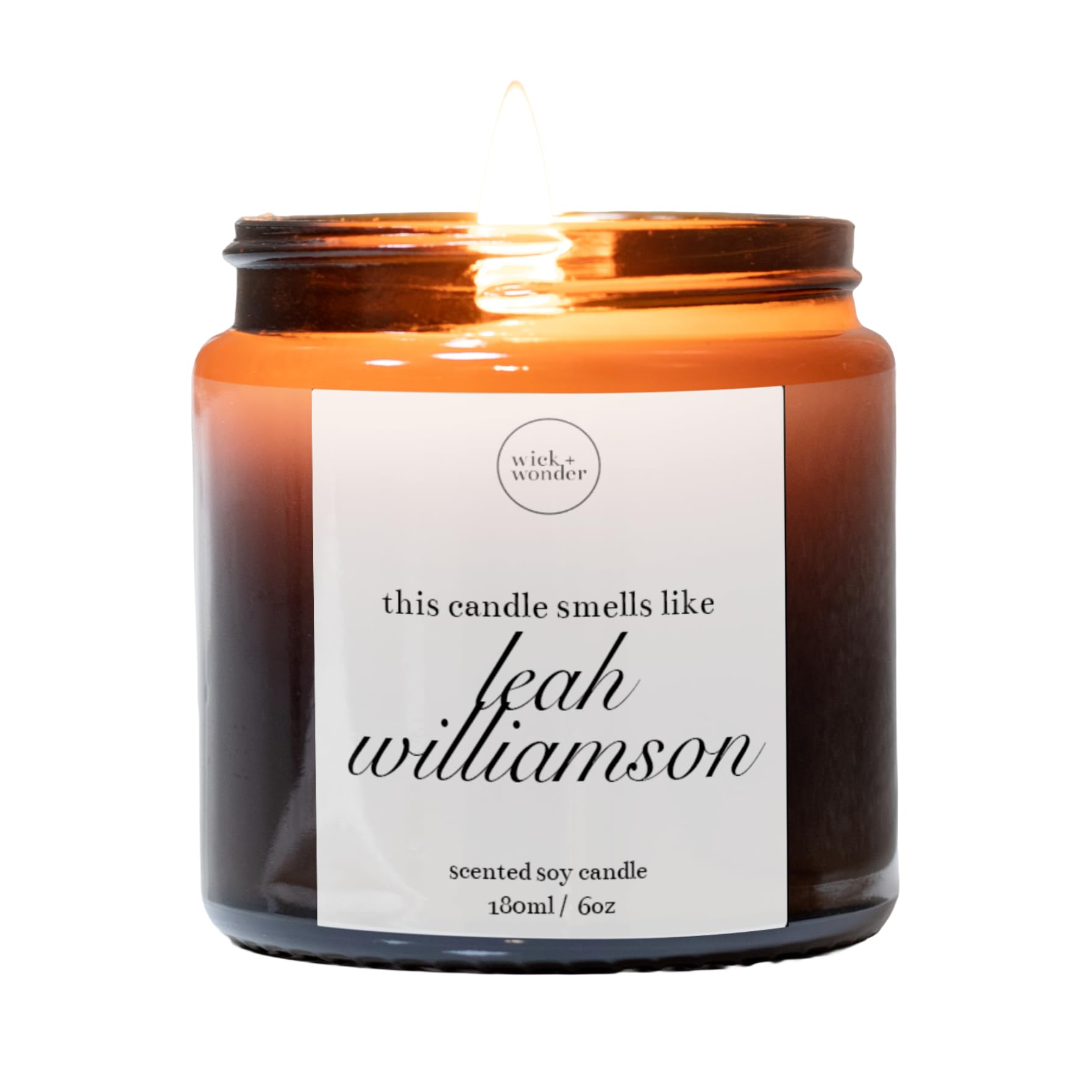 Smells Like Leah Williamson Candle | Luxury Soy Wax Candle | Women's Football Gifts | Leah Williamson Gifts | England Women's Football Gifts (180ml, 35-40hrs burn)