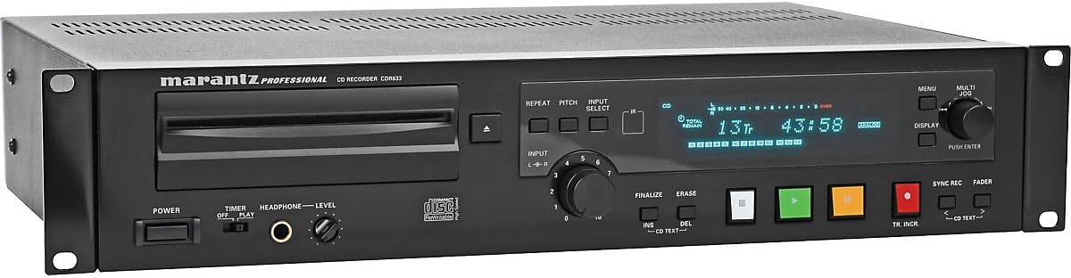 Marantz CDR633 Slot Loading Professional CD Recorder & Player