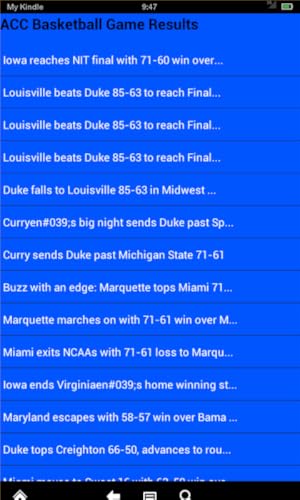 Syracuse Basketball News (Kindle Tablet Edition)