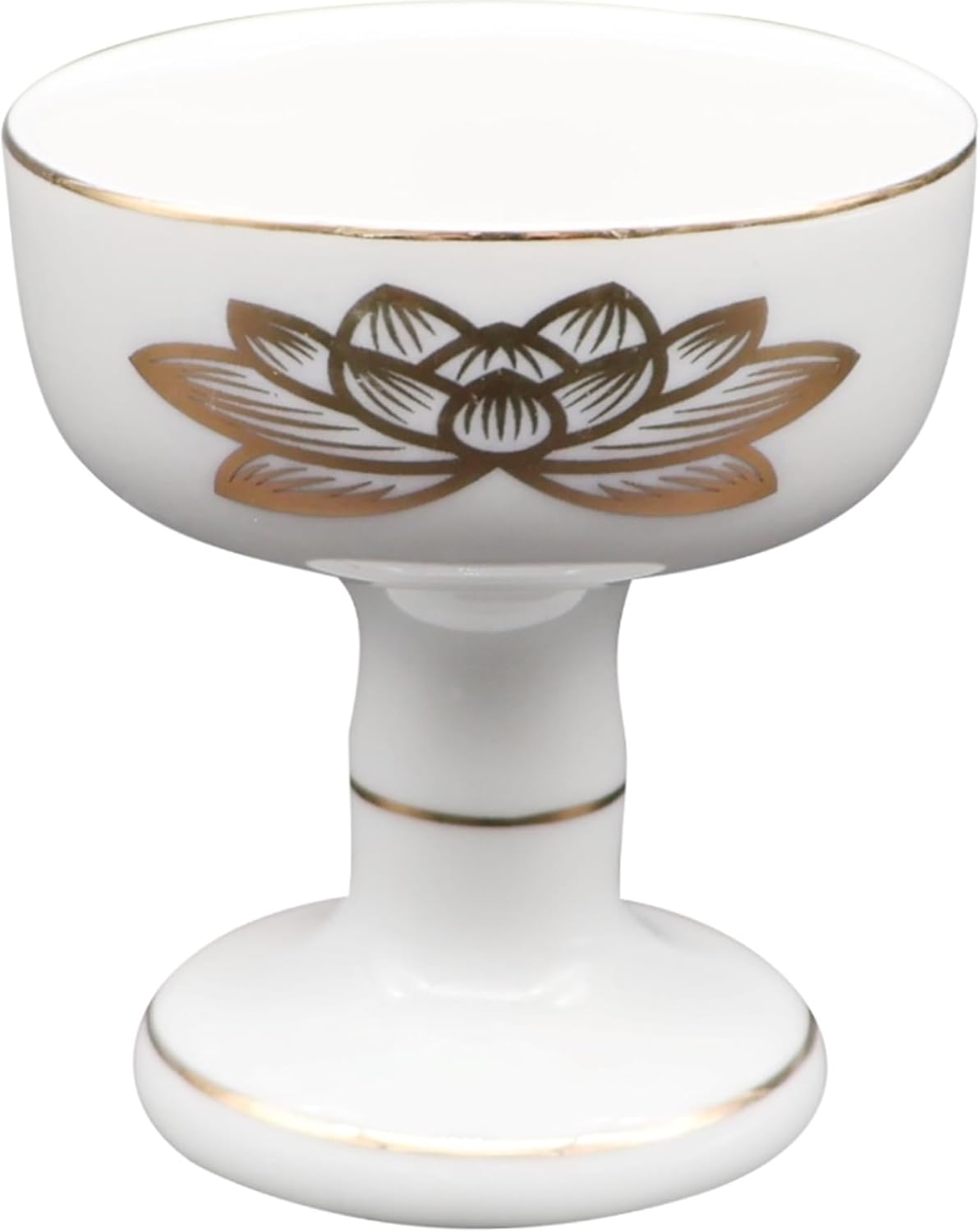 Maruesu the Buddhist Altar White Gold Lotus, Buddhist Flower