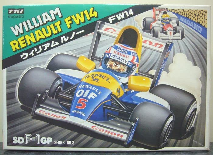 Amazon.co.jp: ナガノ SD F‐1 GP ウィリアム ルノー FW14☆スーパー 