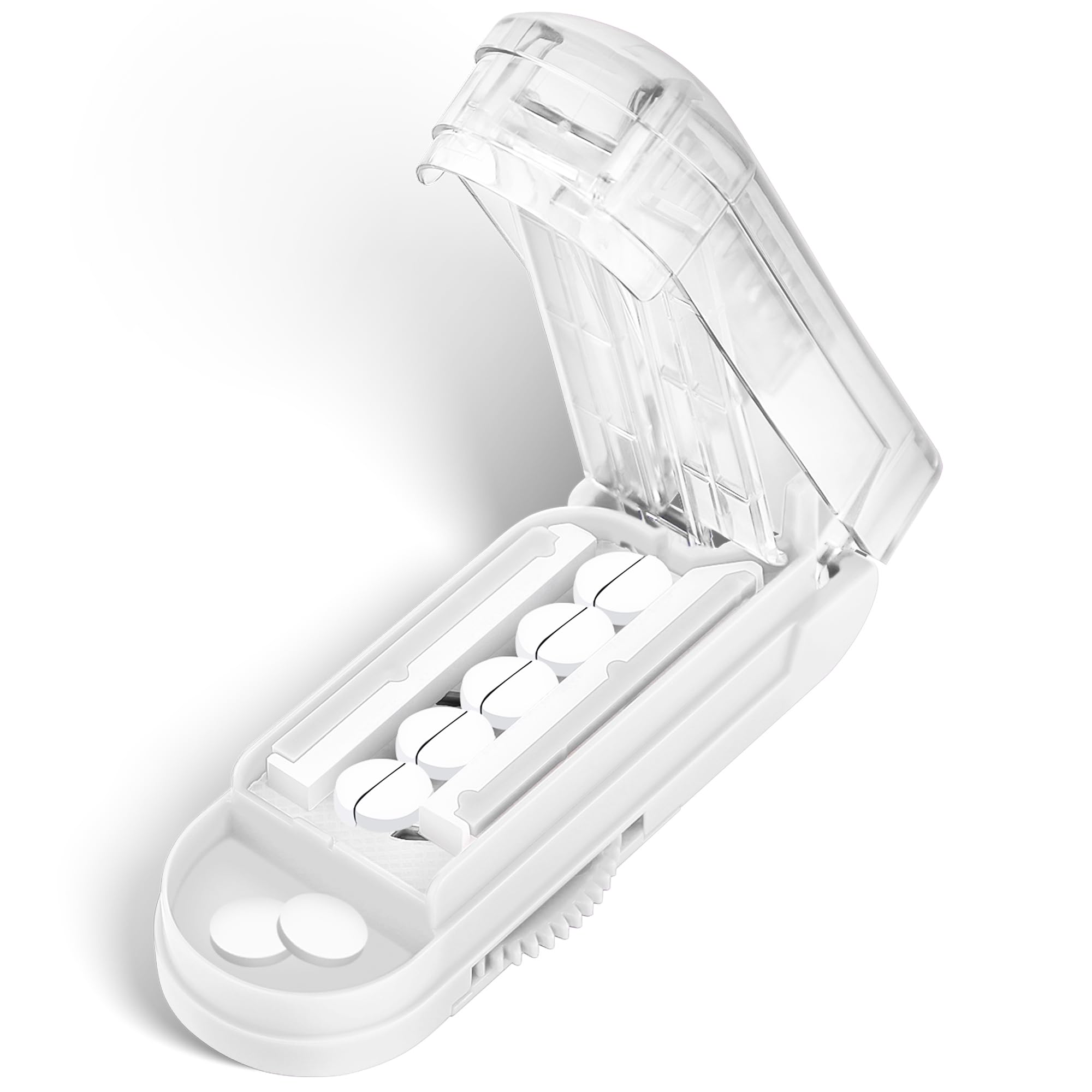 DUBSTAR Pill Cutter Splitter for Small and Tiny Pills, White