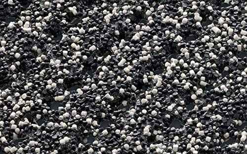Kettelservice-Metzker Sicherheits-Stufenmatte mit Aluprofil, Antirutschmatte für den Außenbereich Salz-Pfeffer 65x24cm, witterungsbeständig