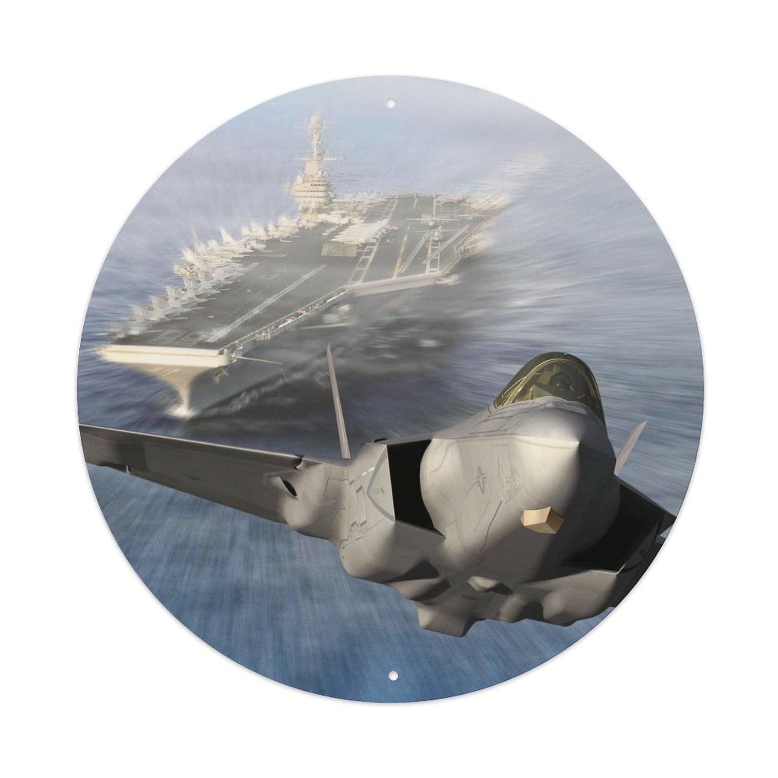 F-35C Shipborne Fighter Jet Carrier Aviation Metal Tin Sign
