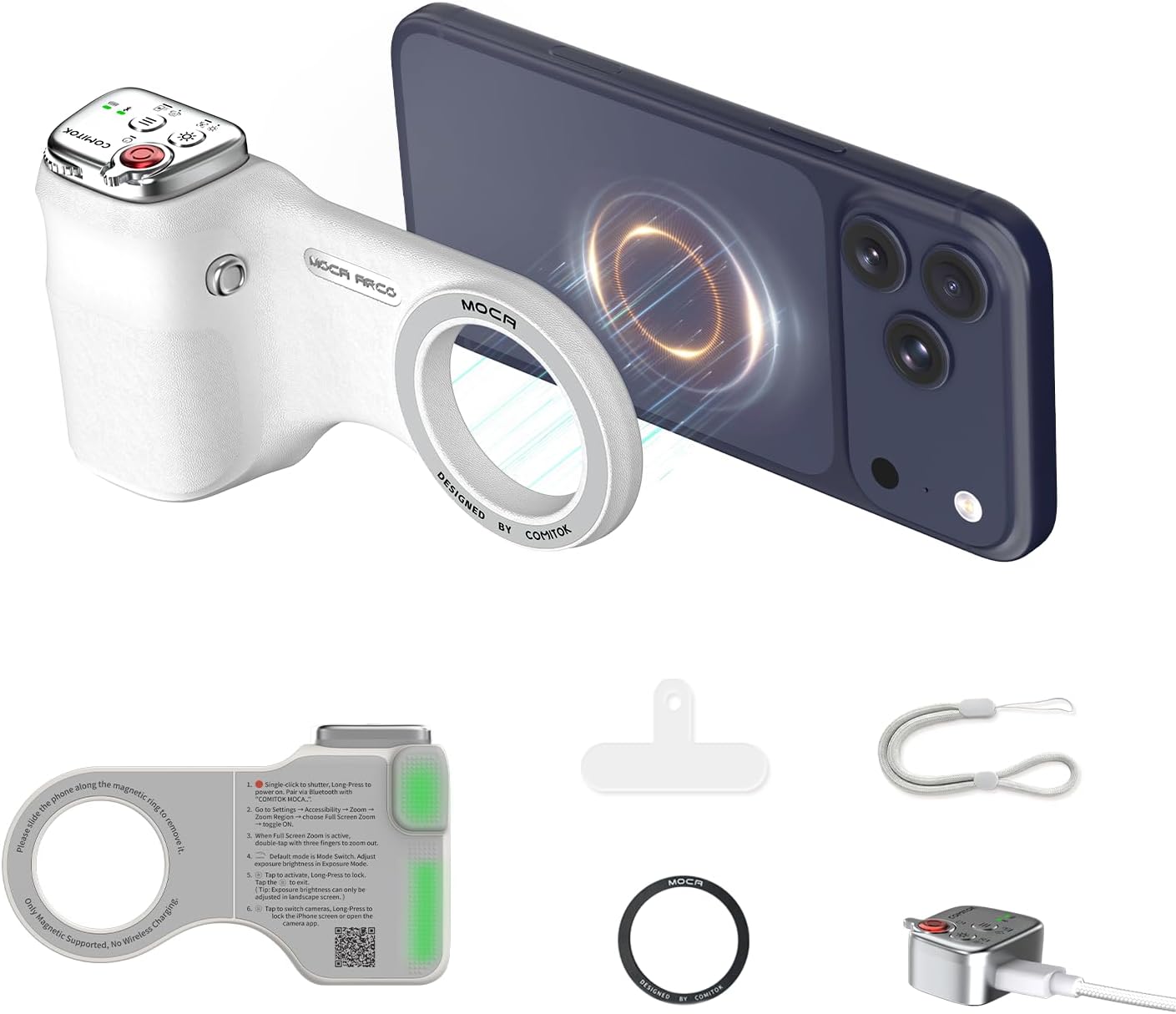 iPhone Camera Grip for Pictures & Video Taking