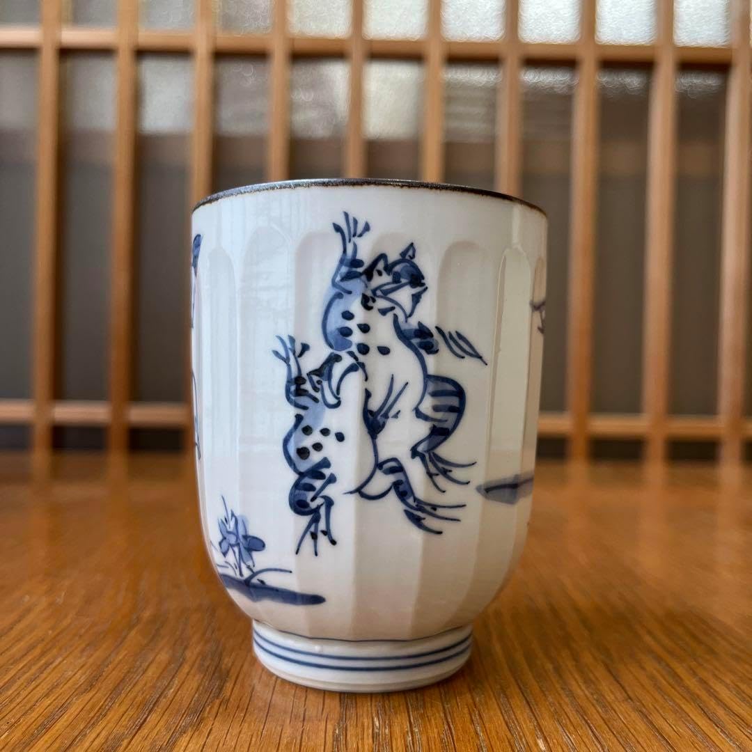 壱楽窯 高山寺(大) 鳥獣戯画 湯呑 1点 【わ】