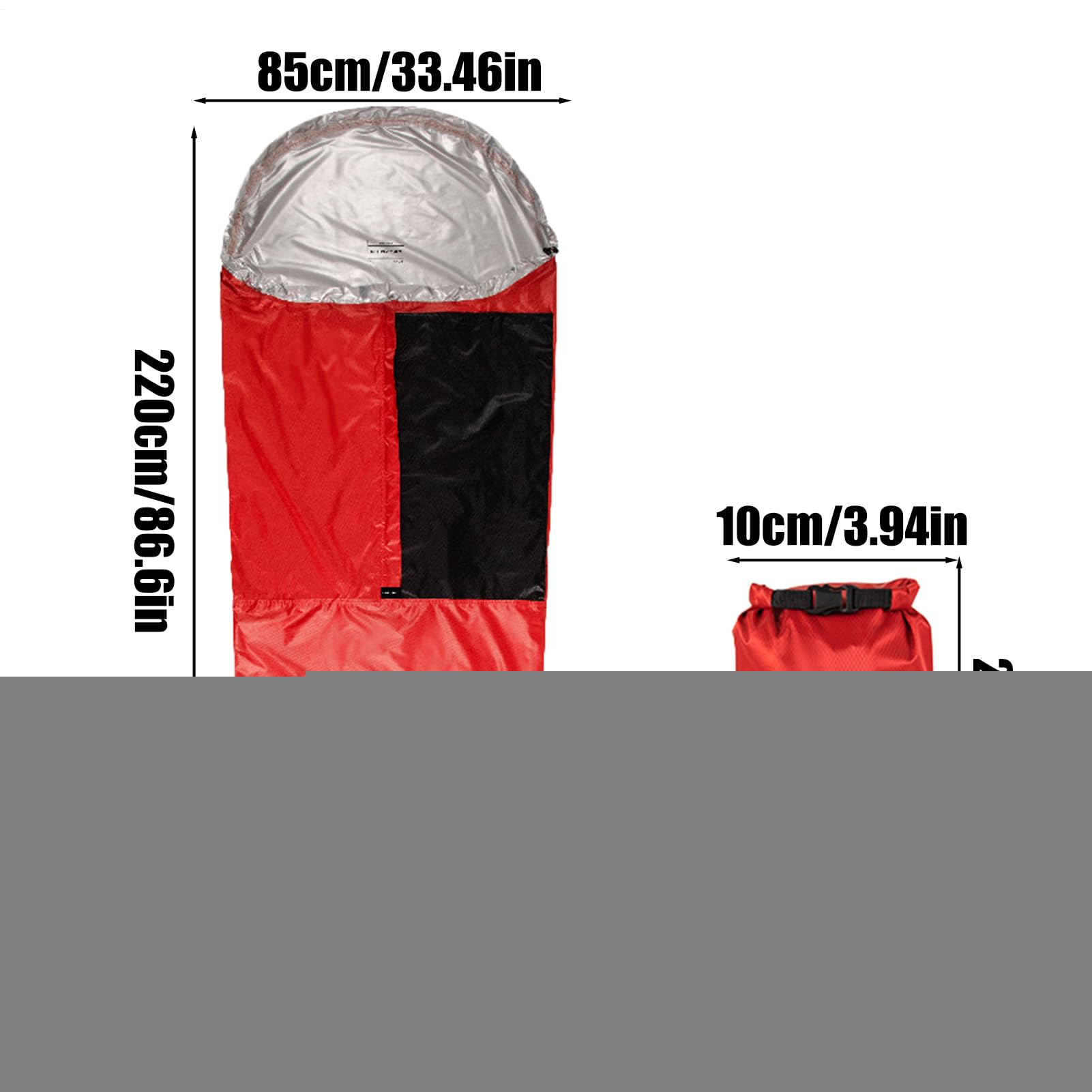 para Saco De Dormir Cobertor Térmico para Sacos De Dormir