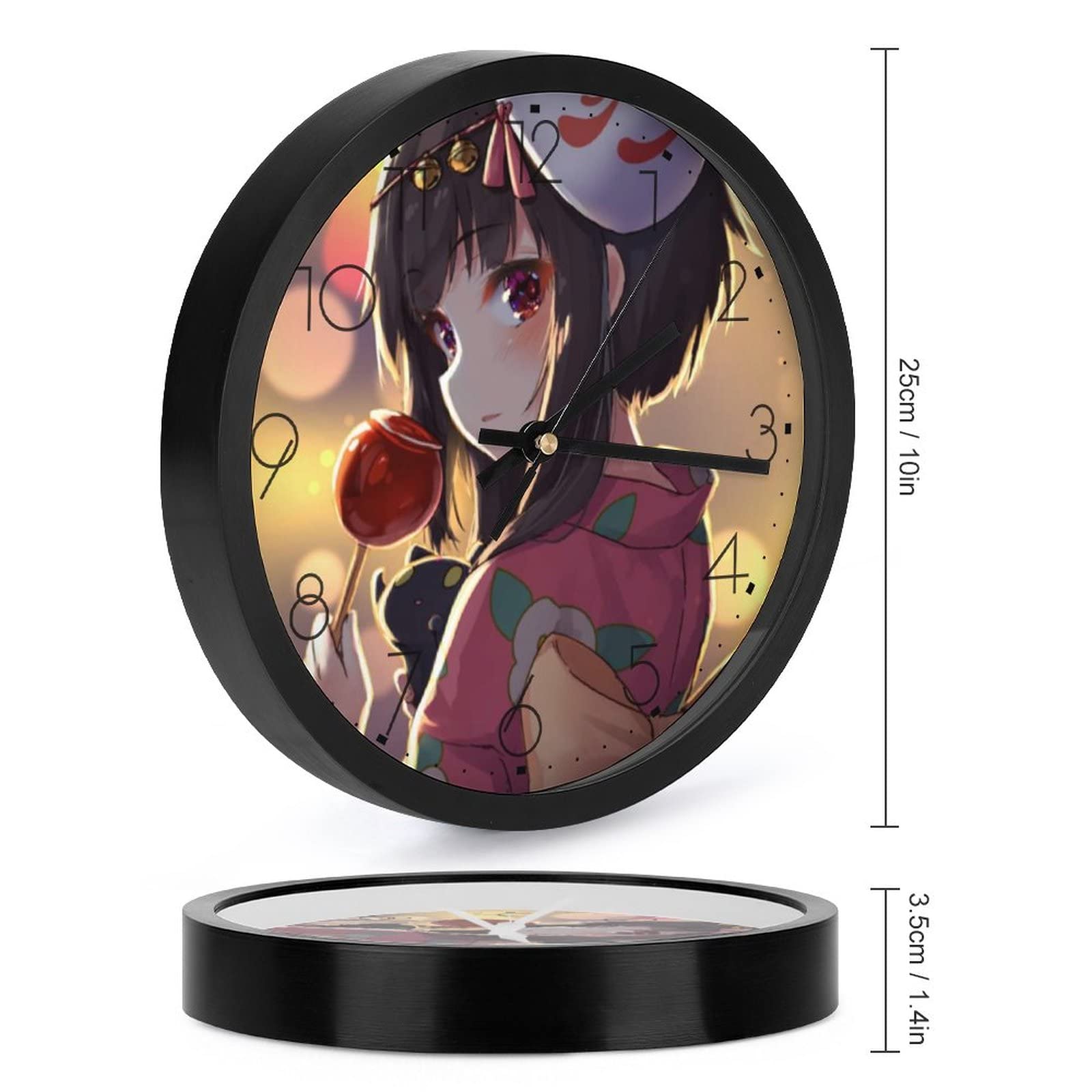 Amazon.co.jp: 掛け時計 めぐみん カズマ この素晴らしい世界に祝福を