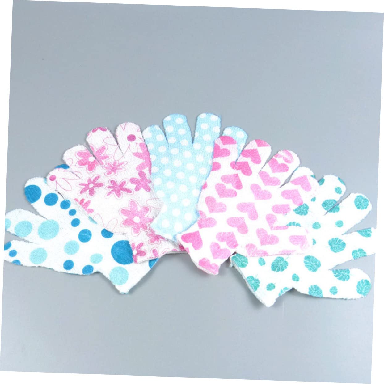 FOMIYES 3 Set Di Guanti Da Bagno Esfolianti Super Delicati Guanti Scrub Corpo Per Collo Spalle E Piedi Rimuovono Le Impurità Della Pelle Morta Design Per Una Facile 10 Pezzi * 3