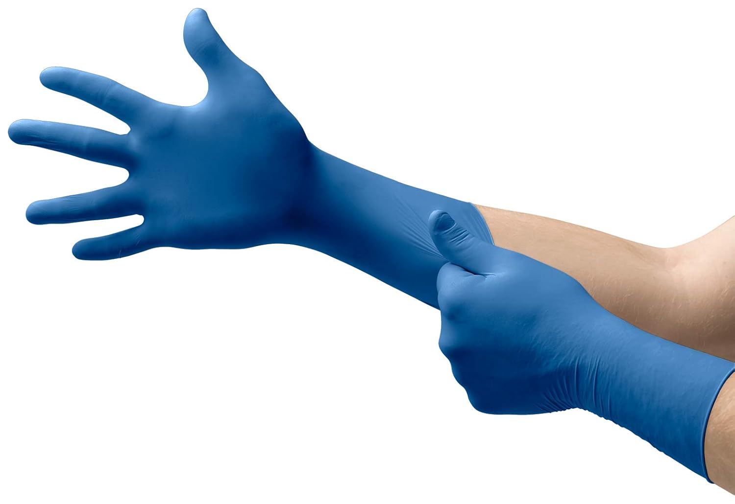 MicroFlex UltraSense EC Nitrile Gloves, Size M