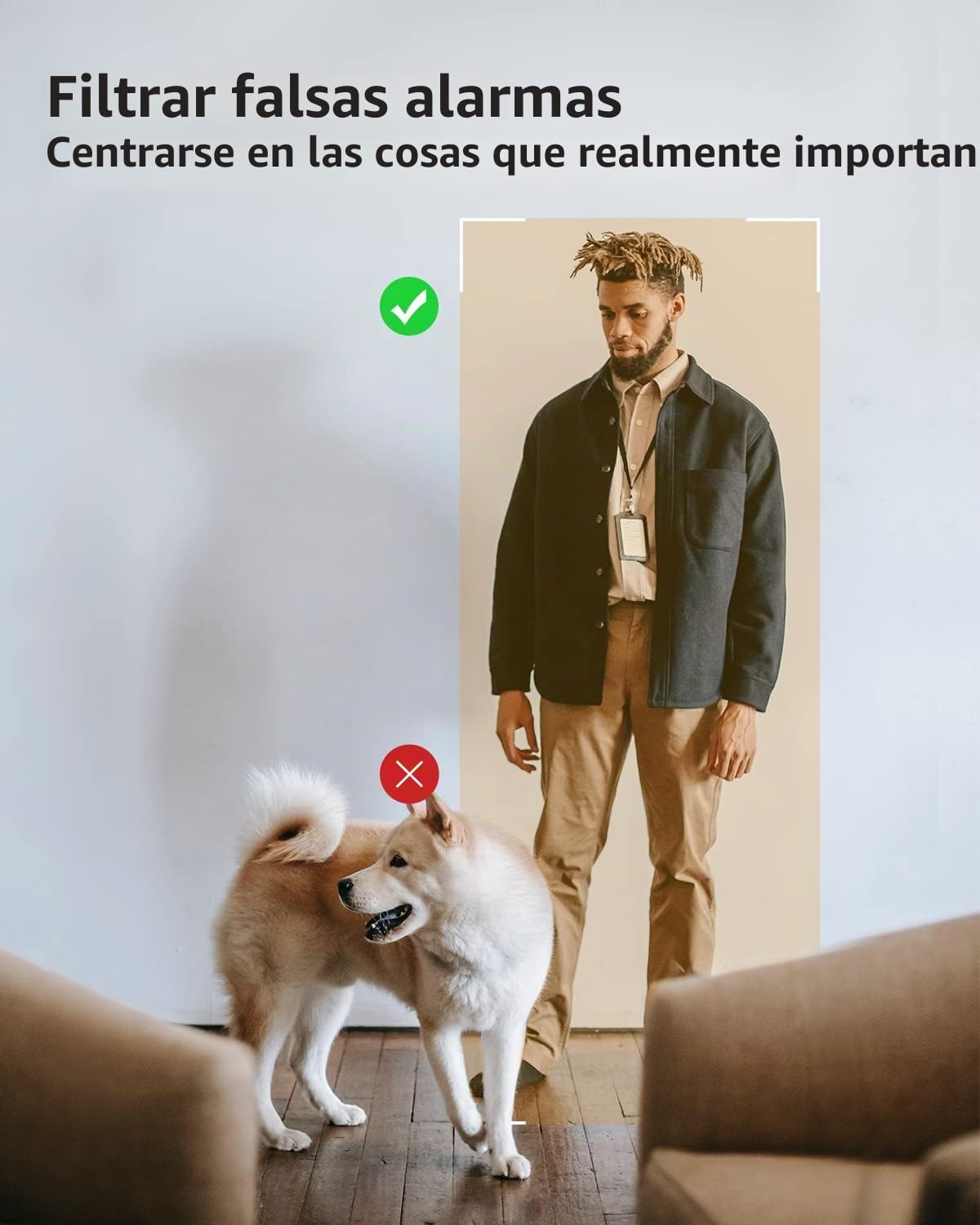 Imou Camara Vigilancia WiFi Interior 2K(3MP) con Detección de Movimiento Humano, Cámara IP WiFi, Visión Nocturna, óptima para Vigilar Bebés y Mascotas Perros, Compatible con Alexa