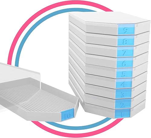 Miniatura 1 de 10 bandejas numeradas con tapas, kits de accesorios de pintura de diamantes, cuentas de joyería o regalo de manualidades para adultos y artes