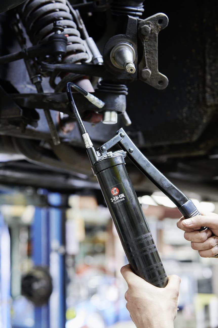 3-EN-UN Lot Technique, Pompe à Graisse + 3 Cartouches de Graisse Universelle au Lithium 400 G