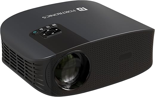 Portronics Beem 490 Smart LED Projector with 1080p Full HD, Streaming Apps (Netflix, Prime Video, Hotstar), Automatic Focus, Auto Keystone…