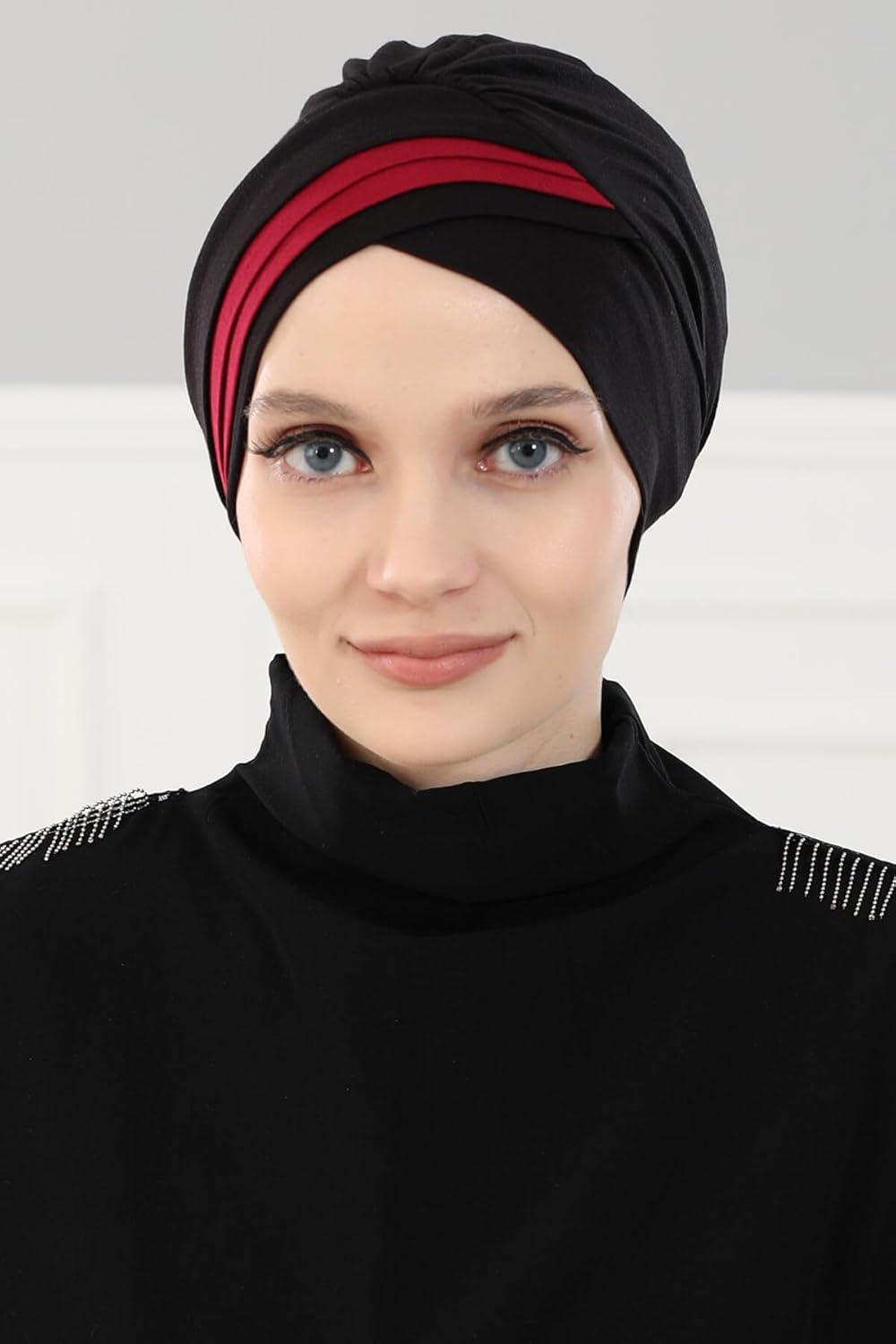 Aisha's Design Pre-tied Instant Turban Head Wraps for Women, 95% Cotton Chemo Headwear, Hijab Scarf 2-Color - Image 2