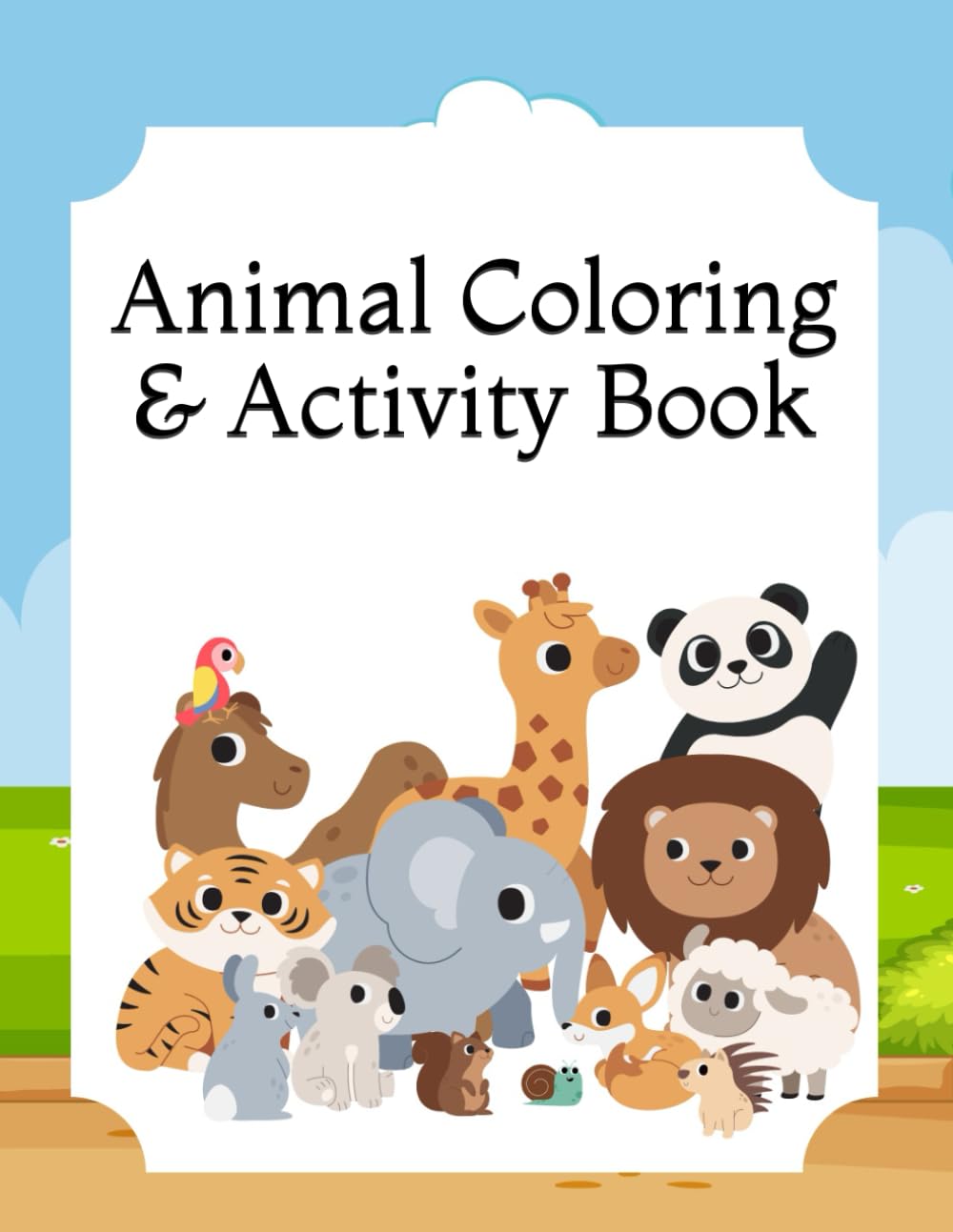 Animal Coloring & Activity Book