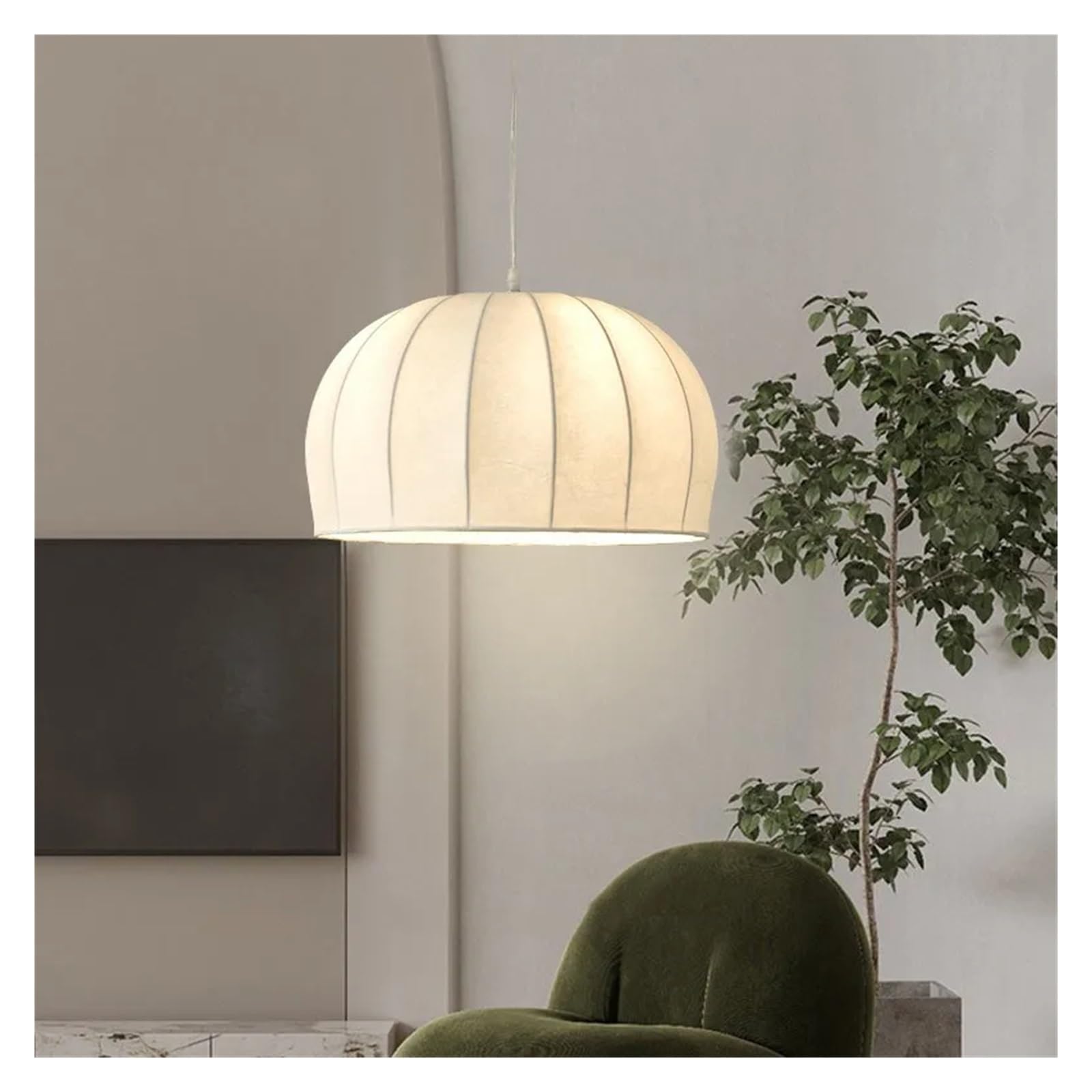 Lampy Wiszące Z Tkaniny W Stylu Retro Do Salonu, Jadalni, Sypialni, Żyrandoli, Wystroju Wnętrz, Oprawy Oświetleniowe, Oświetlenie Wewnętrzne,3 colors-50cm