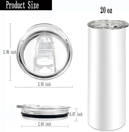 Miniatura 2 de Tapas de repuesto delgadas de 20 onzas, tapas de repuesto de plástico, resistentes a salpicaduras, a prueba de derrames, para vasos bucales, vasos y