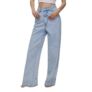Amazon.com: Expeumer Jeans Pants Trousers Denim Women's