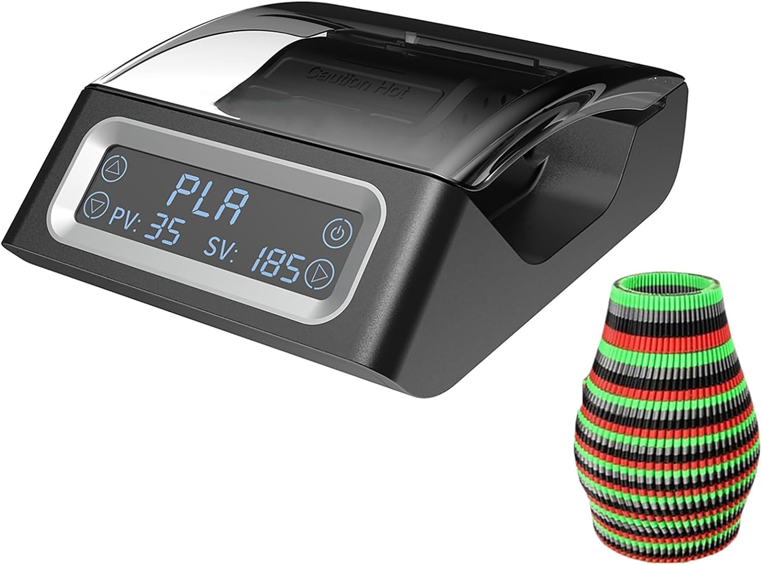 3D Printing Filament Connector, 3D Printer Filament Welder with 180 PCS 1.75mm PTFE Sleeve, Compatible with PLA PETG TPU ABS PA Nylon, 240°C Fast Heat Up, for 3D Printing Studio, DIY Lovers