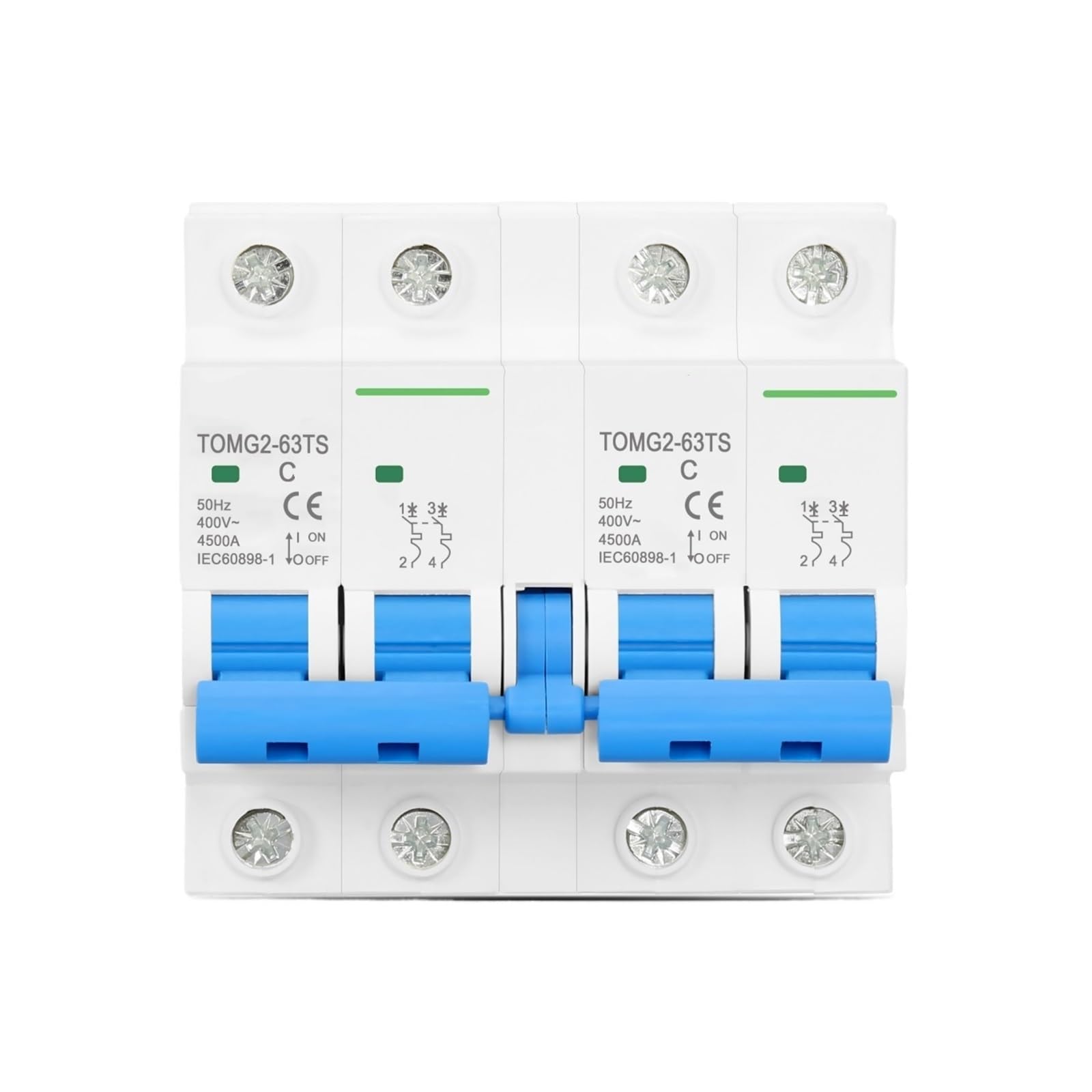 Interruttore automatico di trasferimento manuale a doppia alimentazione MTS 2P 63A 50HZ/60HZ 400
