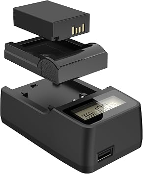 DigiPower Re-Fuel Travel Charger Compatible with Canon DSLR, Mirrorless