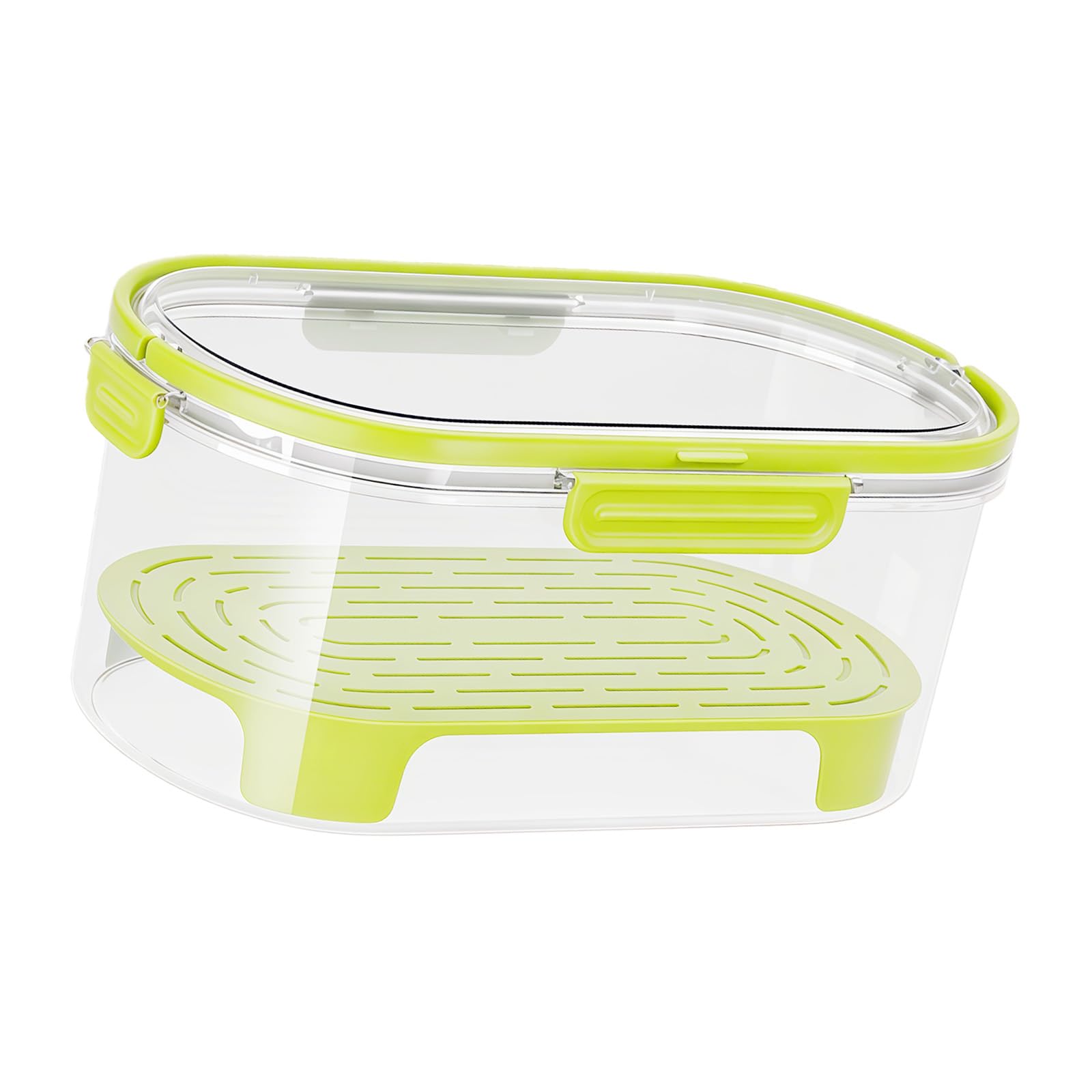 HDOYTXXM Portable Hand Carry Food Storage Container for Outdoor Camping Picnics with Adjustable Compartments Plastics Food Storage Container
