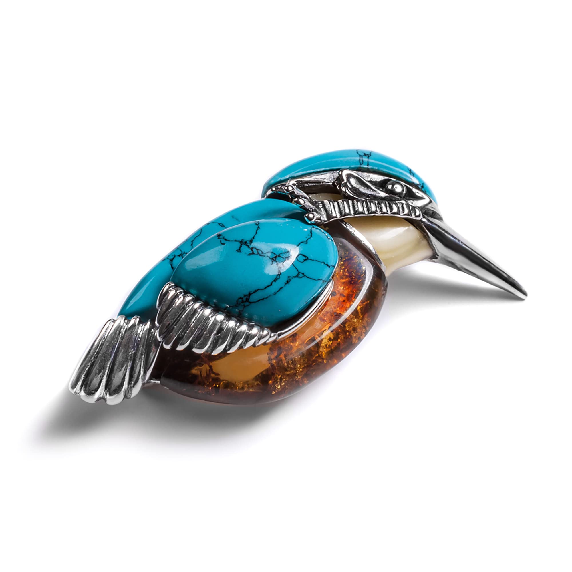 Kingfisher Bird Jewellery - Sterling Silver | Statement Accessory Gifts