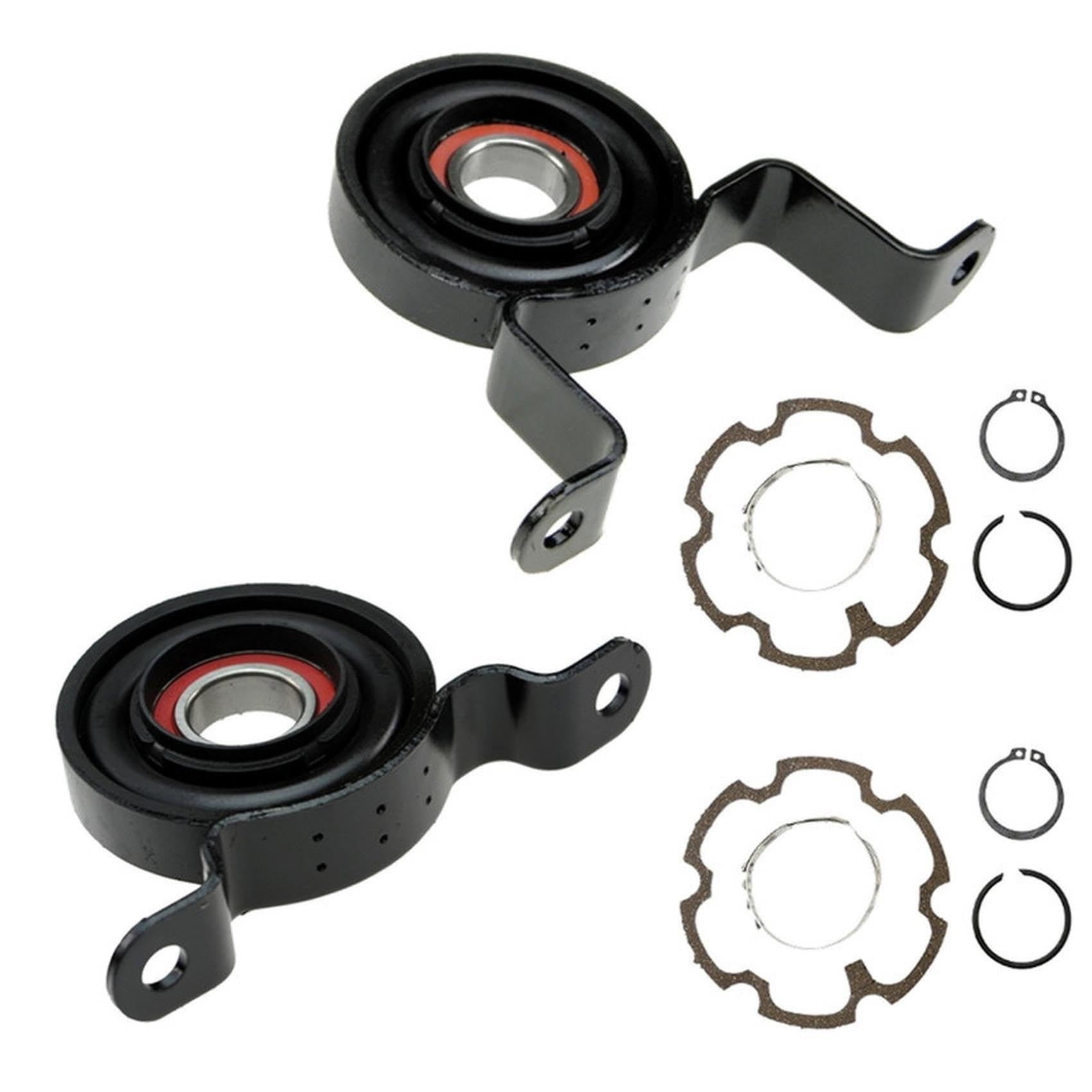 2x Reparatursatz Zwischenlager Kardanwelle vorne hinten für Hinterachsantrieb für VW Multivan V Transporter T5 4motion