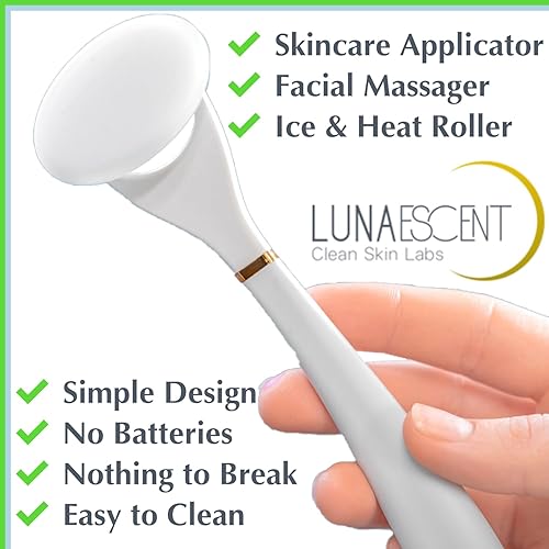 Miniatura 2 de Aplicador de cuidado de la piel sin contacto y masajeador con espátula (4 piezas) - Higiénico  Multiuso  Herramienta de cuidado de la piel  Para