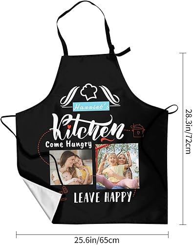 Miniatura 5 de Nsipan Delantal unisex personalizado para el día de Acción de Gracias personalizado delantal con nombre