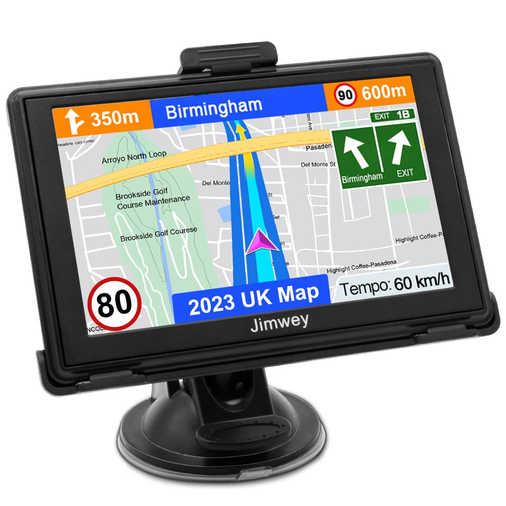 Buy UK Sat Nav Car Navigation Jimwey 5 Inch GPS Navigator with 2023