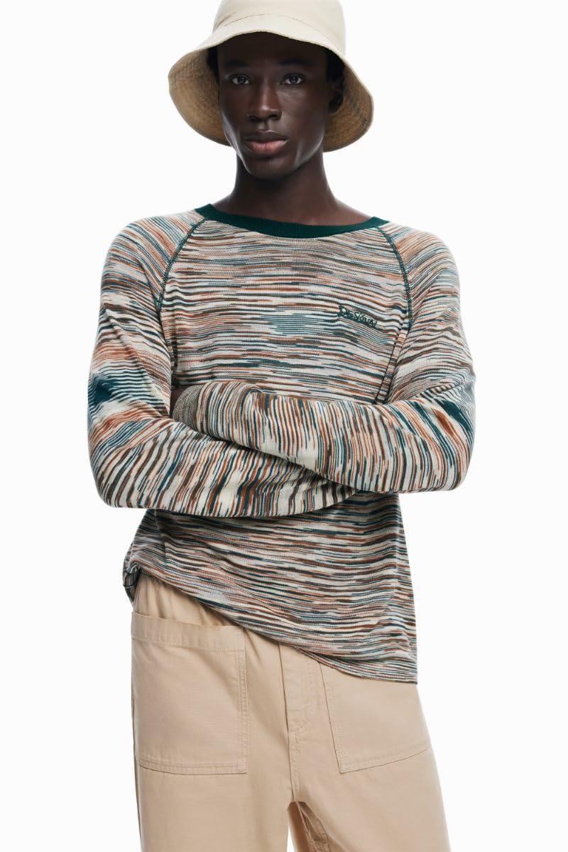 Desigual Man Knit T-Shirt Long Sleeve Camiseta Hombre