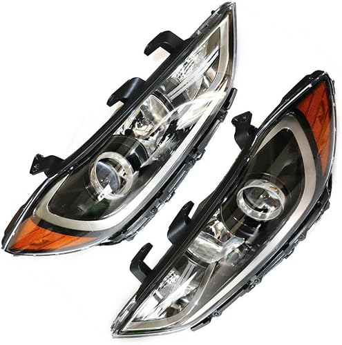 Faros delanteros halógenos para Elantra EcoGL SEGLS PremiumLE Sedan 2017 2018, montaje de faros delanteros del lado del conductor y del pasajero,