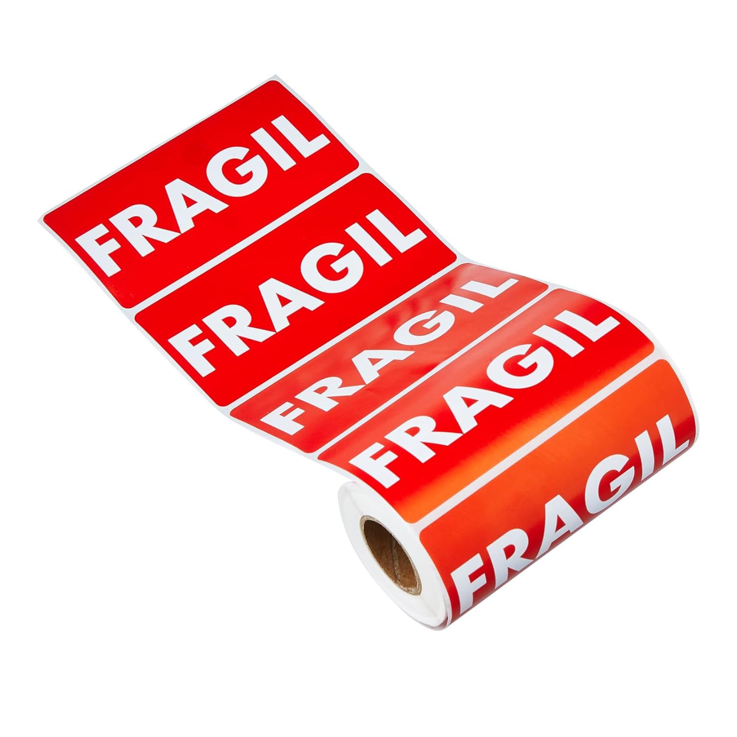 Dohe - Etiquetas Frágil para Envíos (200 uds.) | Medidas 10x5 cm, Pegatinas Adhesivas para Logística y Transporte, Material de Oficina