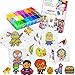 Fuse Beads Kit Perler Beads Kit 5300 Pc. 24 Bright Colors Beads in Big Storage Case 2 Perler Beads Pegboards 3 Keychains 2 Tweezers Iron Beads Paper Best for Birthdays Holiday Cold Days Summer Days