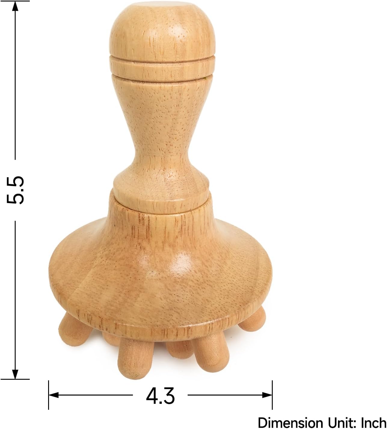 Wooden Mushroom Head Massage Tool for Body Sculpting and Relief image 4