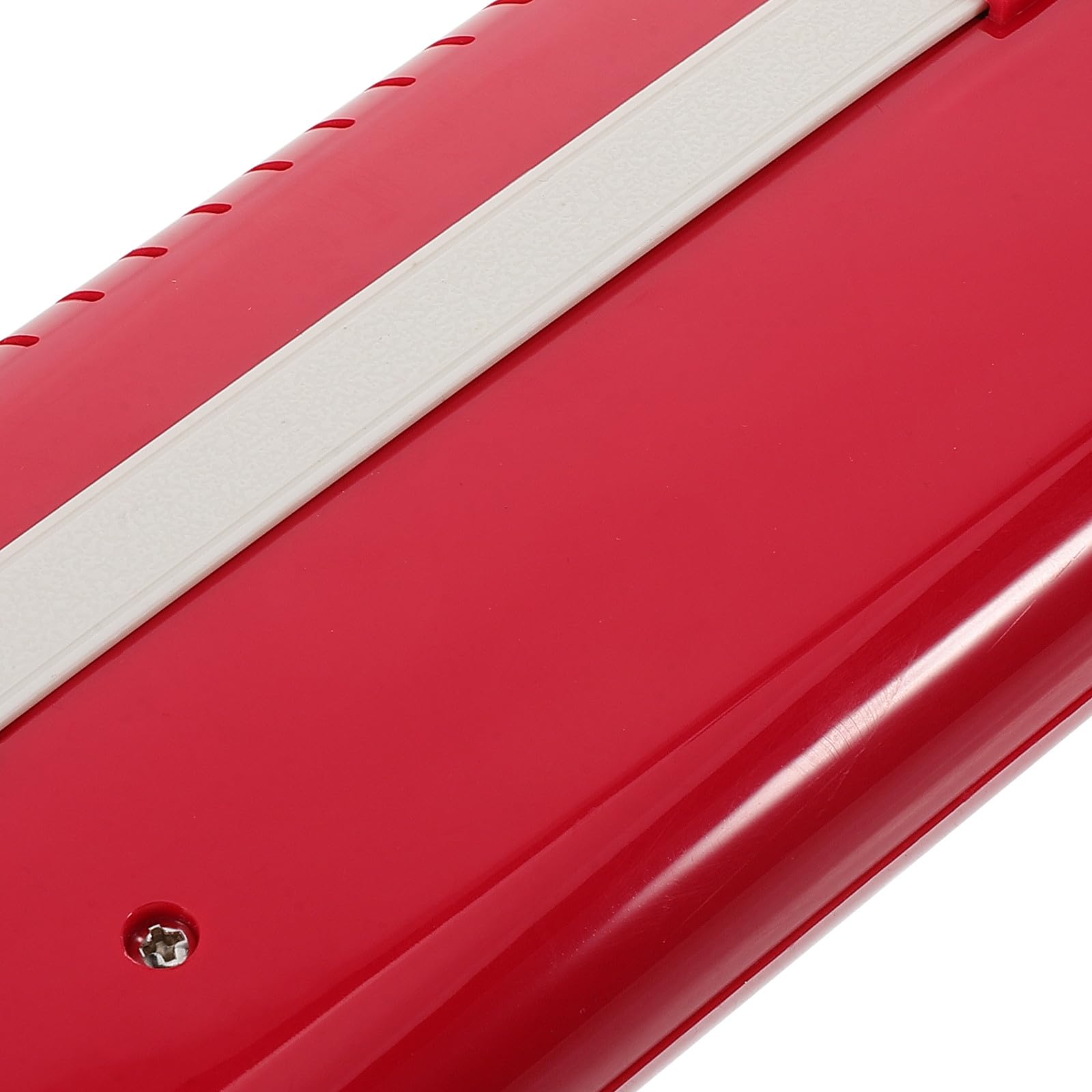 Piano de Aire Melódico de 32 Teclas para Principiantes, Instrumento Musical de Viento con Estuche Eva Rojo y Negro, Portátil y Ligero para Enseñanza y Práctica Musical