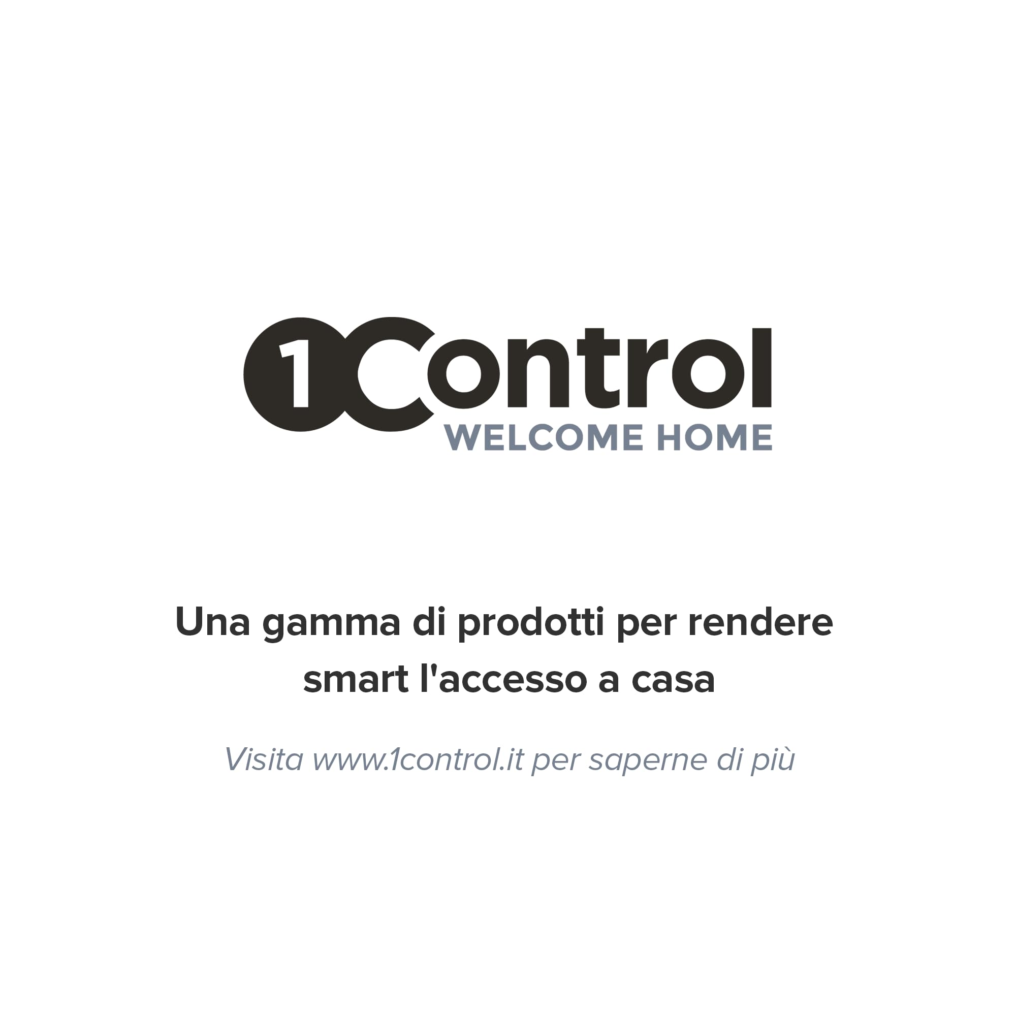 1Control QZERO, Radiocomandi Universali Quarzati a 4 Tasti. Sostituisce fino a 4 telecomandi Quarzati da 21 MHz a 47 MHz, anche di marche e frequenze diverse. Bianco - Made in Italy (Nero)