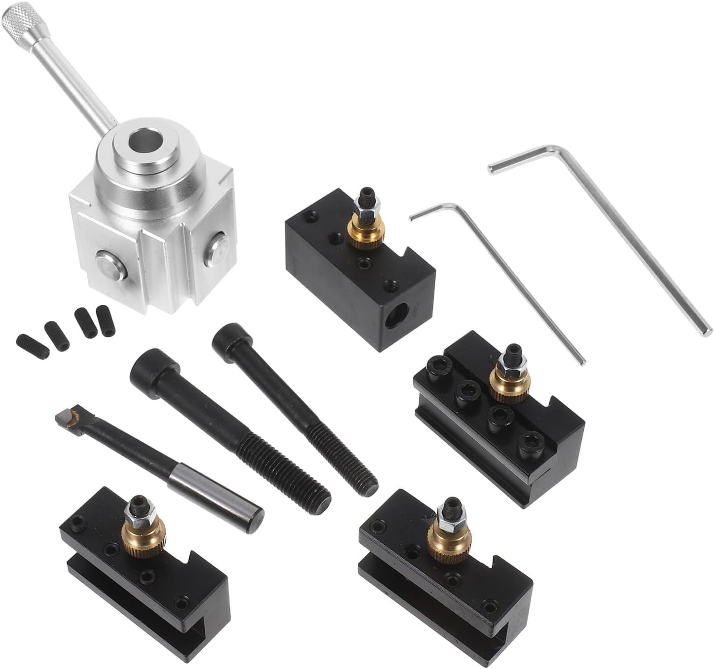 8個 旋盤 ツール ホルダー セット 旋盤 ツール ホルダー 用 プロジェクト アルミ ポスト 旋削 用 ツ