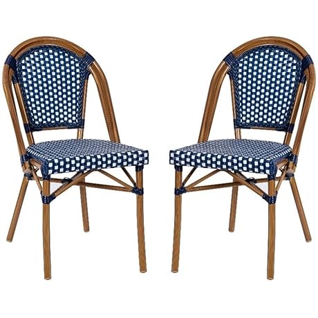 Flash Furniture Bordeaux Set of 2 Exclusive Commercial French Bistro Stacking Chairs