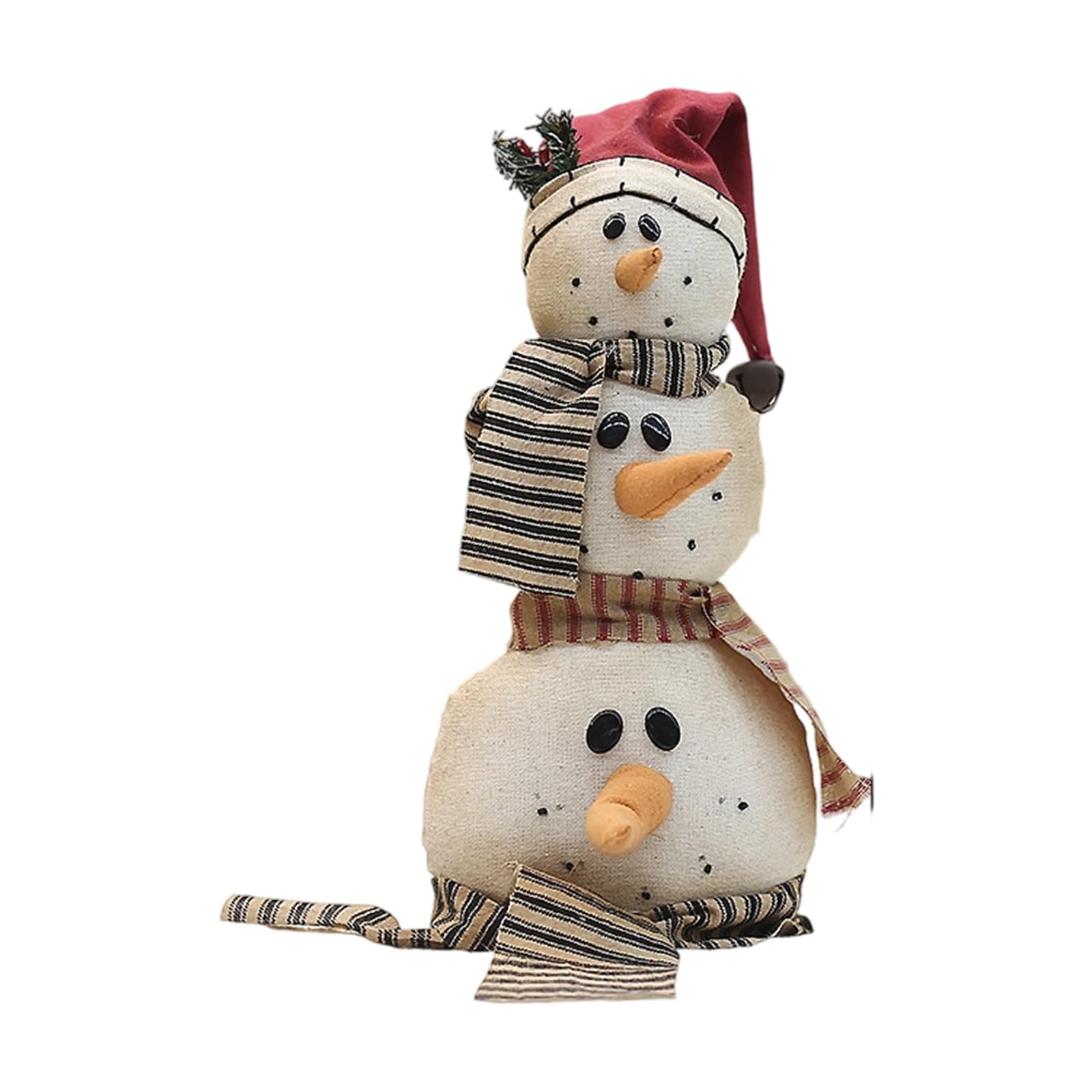 Poupée en peluche bonhomme de neige pour une décoration de Noël magique à la maison