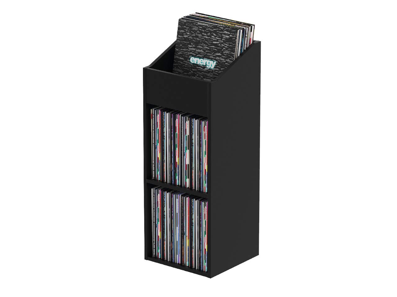 Glorious Record Rack 330 (Black) - Contenitore per vinile