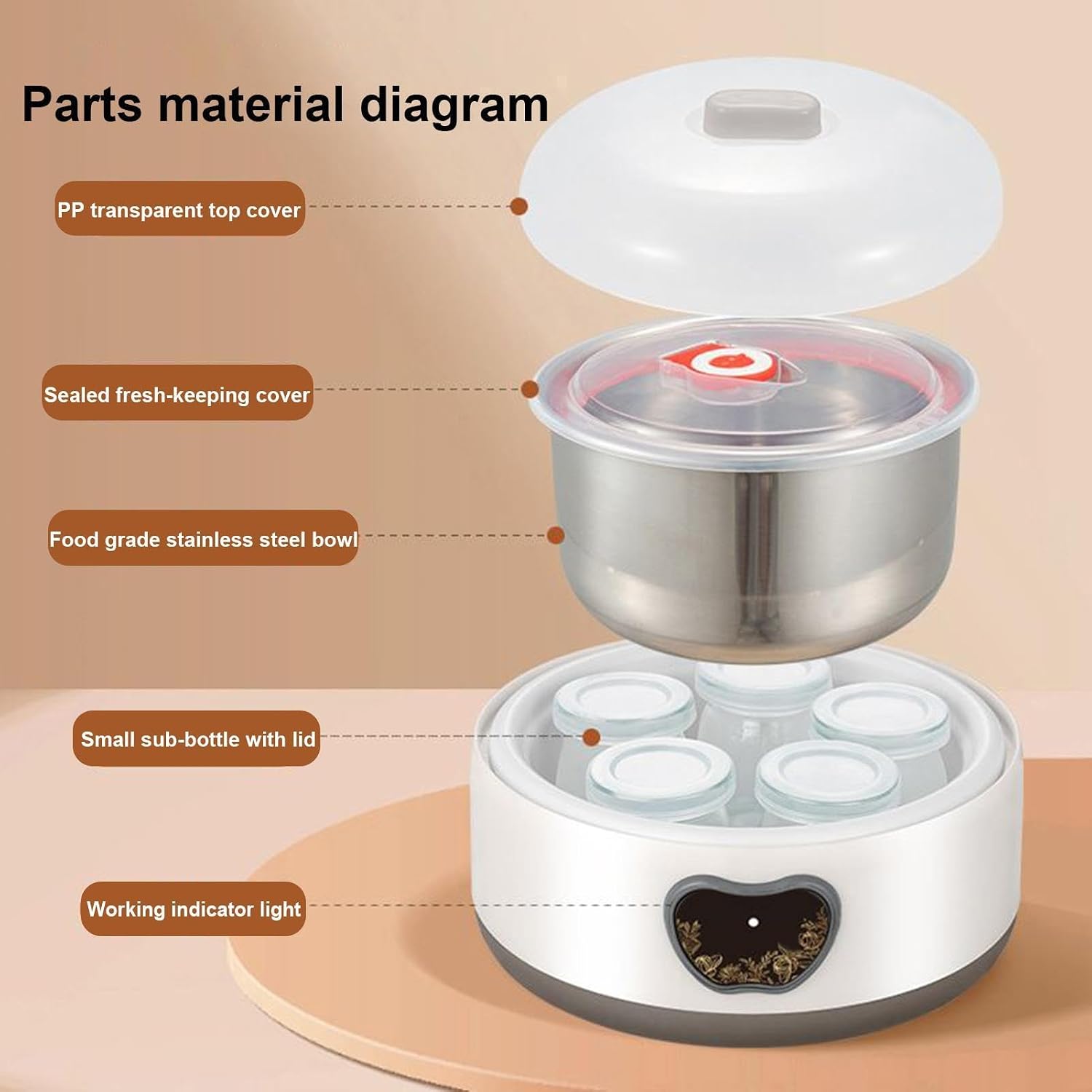 Yogurt Maker Machine Smart Home Kitchen Cheese Fruit Wine