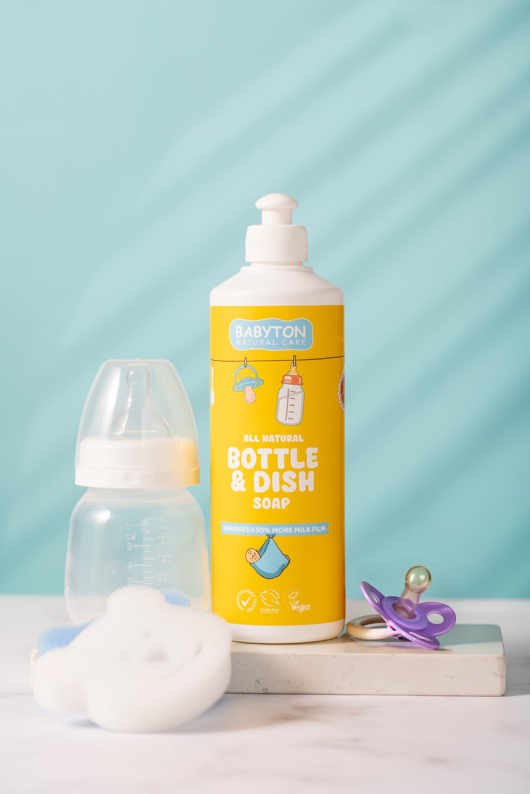 BABYTON Doğal Emzik Ve Biberon Temizleyici 500 Ml