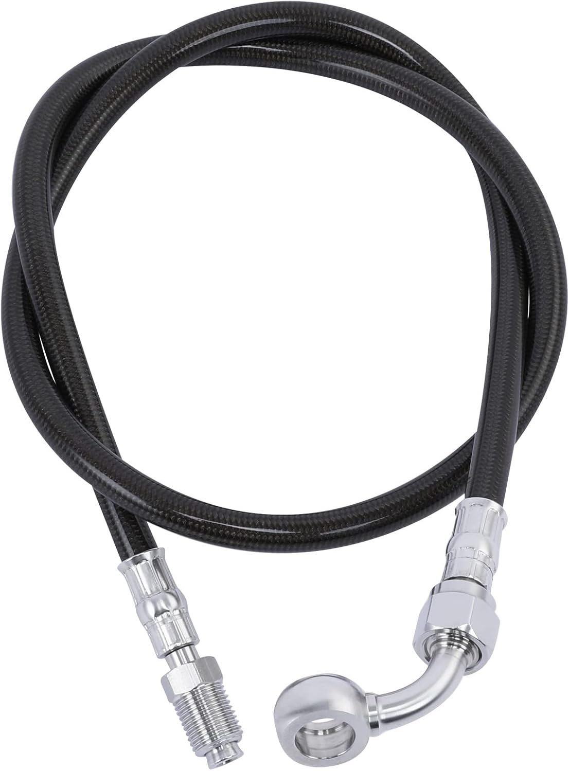TCMT Black 28.43'' Brake Hose Fit For Harley 2018-2025 Softail Fat Boy Breakout Heritage Classic Street Bob